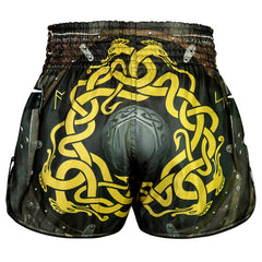 TUFF High-Cut Retro Muaythai Shorts - RMS120 - Berserkers Fury