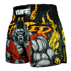 TUFF High-Cut Retro Muaythai Shorts - RMS122 - The Gigantic Beast