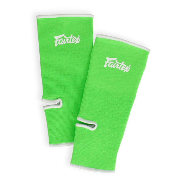 AS1 Fairtex Ankle Supports Green-White - Freesize
