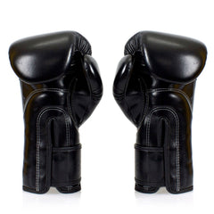 Fairtex BGV14SB Microfibre Boxing Gloves - Solid Black