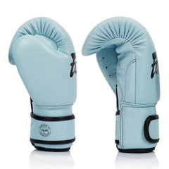 Fairtex BGV20 Leather Boxing Gloves - Pastel Blue