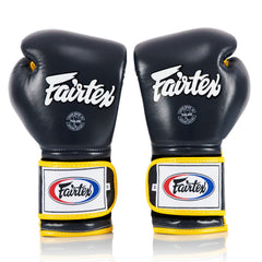 Fairtex BGV9 Mexican Style Boxing Gloves - Blue-Yellow