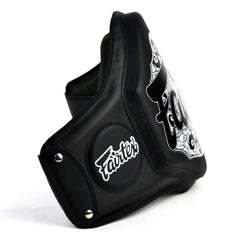 Fairtex BPV3 Microfiber Belly Pad - Black-Black