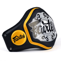 BPV3 Fairtex Microfiber Belly Pad Black-Black-Gold