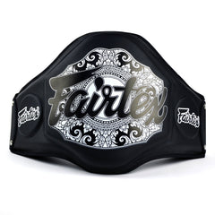 Fairtex BPV3 Microfiber Belly Pad - Black-Black