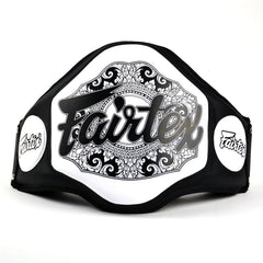 Fairtex BPV3 Microfiber Belly Pad - Black-White