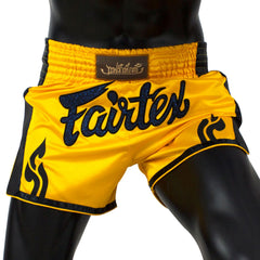 Fairtex BS1701 Slim Fit Muaythai Shorts - Yellow