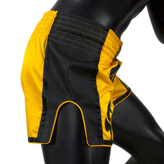 Fairtex BS1701 Slim Fit Muaythai Shorts - Yellow