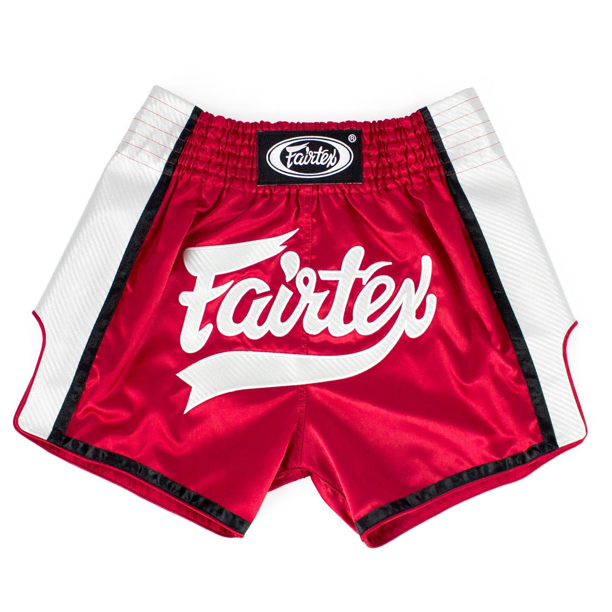 Fairtex BS1704 Slim Fit Muaythai Shorts - Red-White