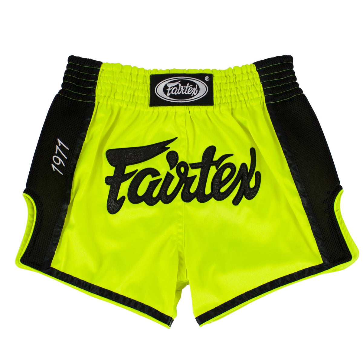 Fairtex BS1706 Slim Fit Muaythai Shorts - Lime Green