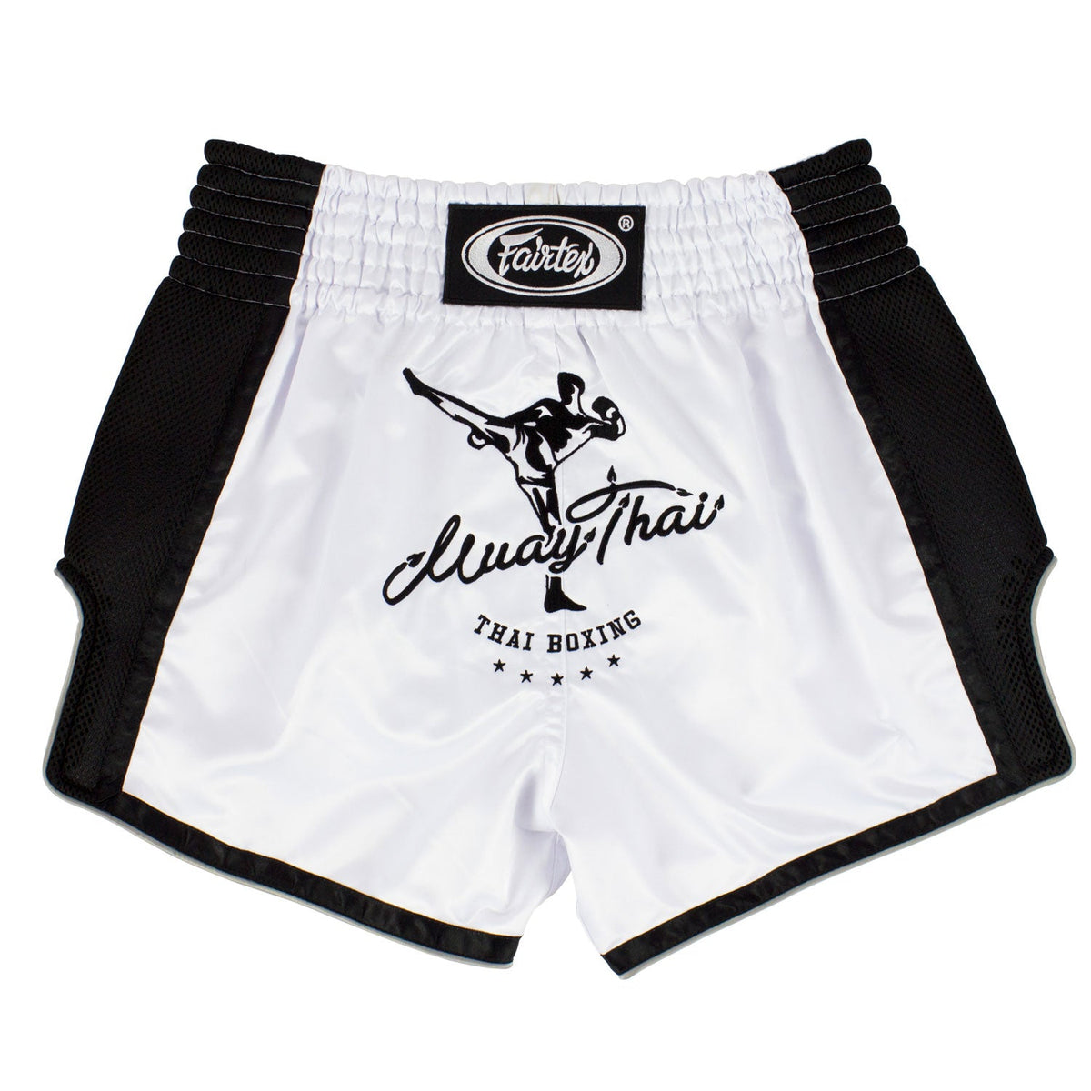 Fairtex BS1707 Slim Fit Muaythai Shorts - White