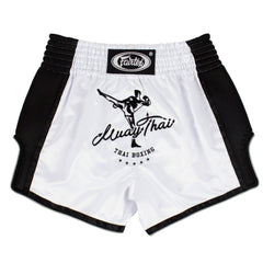 Fairtex BS1707 Slim Fit Muaythai Shorts - White