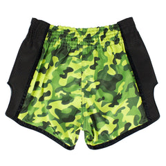 Fairtex BS1710 Slim Fit Muaythai Shorts - Green Camo