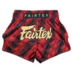 Fairtex BS1919 Muaythai Shorts - Red Stealth