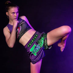 Fairtex BS1922 Muaythai Shorts - Purple Racer