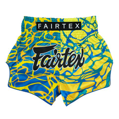 Fairtex BS1927 Muaythai Shorts - Green Magma