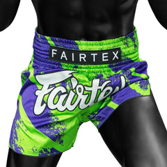 Fairtex BS1928 Muaythai Shorts - Green Street King