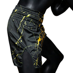 Fairtex BS1947 Muaythai Shorts - Black Marble