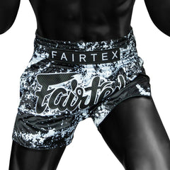 Fairtex BS1949 Muaythai Shorts - Grunge Black