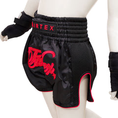 Fairtex BSK2104 Kids Muaythai Shorts - Midnight Red