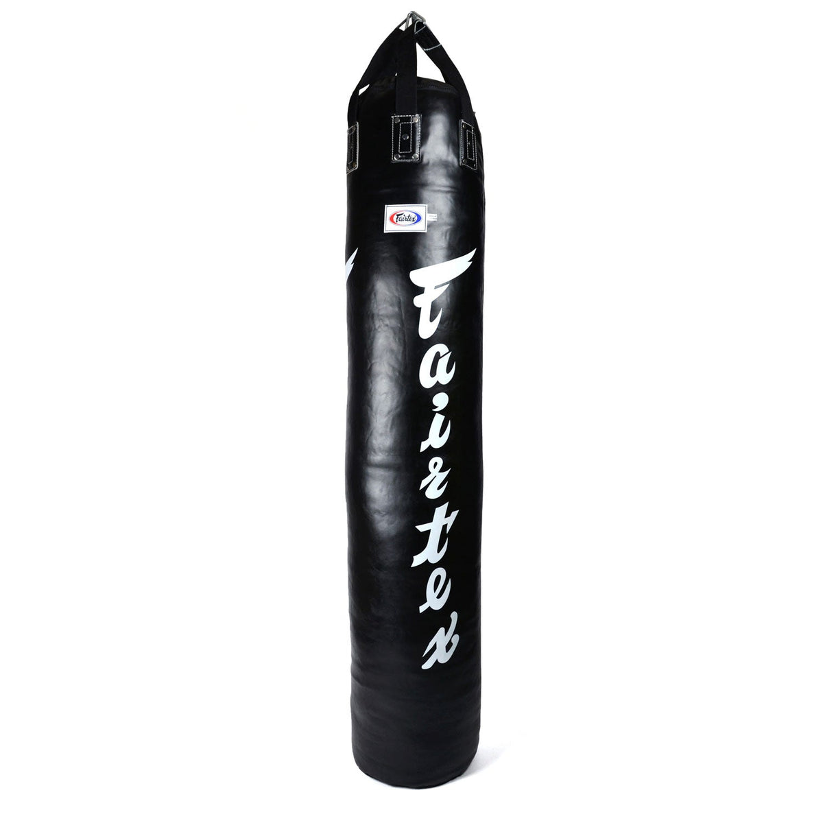 Fairtex HB6 6ft Muaythai Banana Bag - Black-White (FILLED)