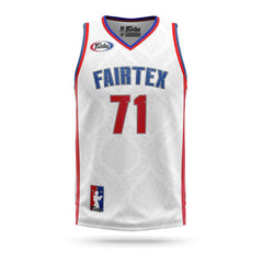 Fairtex JS19 Basketball Jersey - White