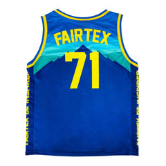 Fairtex JS26 Basketball Jersey - Blue-Yellow