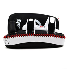 Fairtex KPLC5 Microfibre Thai Kick Pads - Black-White