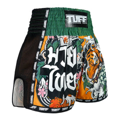 TUFF Muaythai Shorts Retro Style - MSC105 - Tora Mori to Kingyo