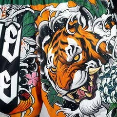 TUFF Muaythai Shorts Retro Style - MSC105 - Tora Mori to Kingyo