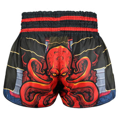 TUFF High-Cut Retro Muaythai Shorts - RMS101 - The Undefeated Steel Spirits