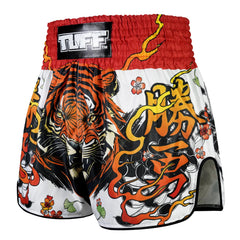 TUFF High-Cut Retro Muaythai Shorts - RMS110 - Tora Chikara Power of Tiger