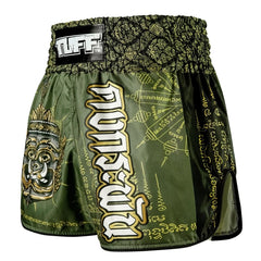 TUFF High-Cut Retro Muaythai Shorts - RMS117 - The Immortal Yaksa