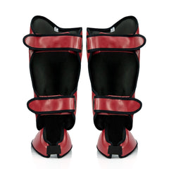 Fairtex SP9 Ultra Ergo Shin Pads - Red