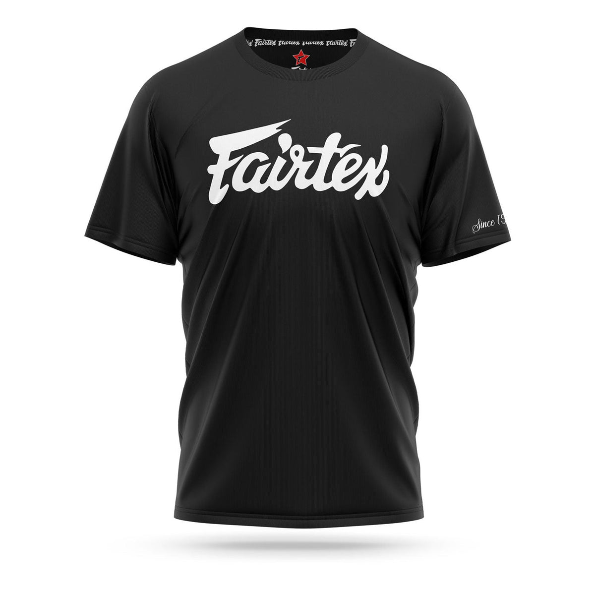 TS7 Fairtex Script Logo Cotton T-Shirt Black