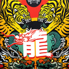 TUFF Tank Top - TT104 - Red Chinese Dragon and Tiger