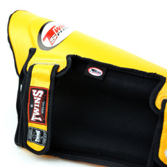 Twins Special SGL10 Leather Shin Pads - Yellow